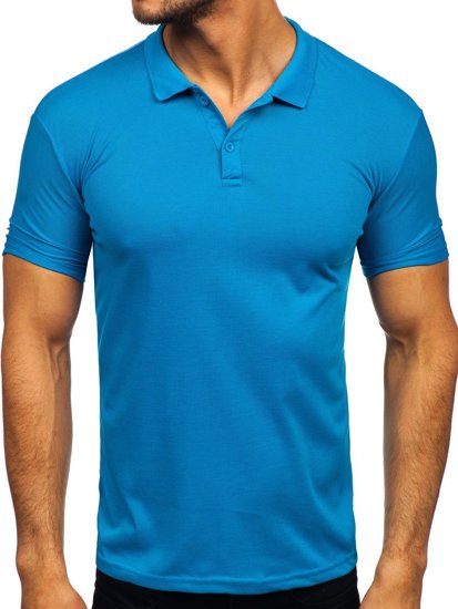 Tricou polo albastru Bolf GD02