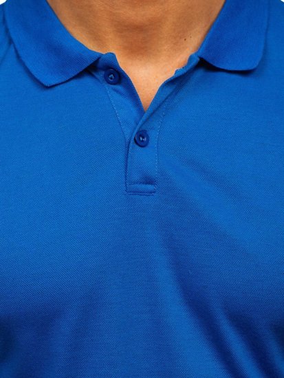 Tricou polo albastru-aprins Bolf GD02