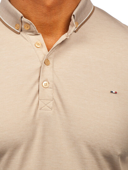 Tricou polo bej Bolf 2006