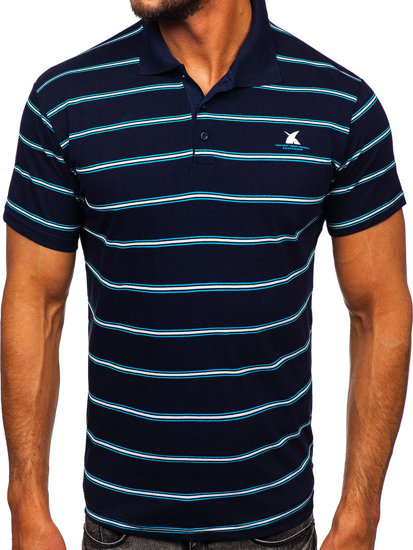 Tricou polo bleumarin Bolf 14954