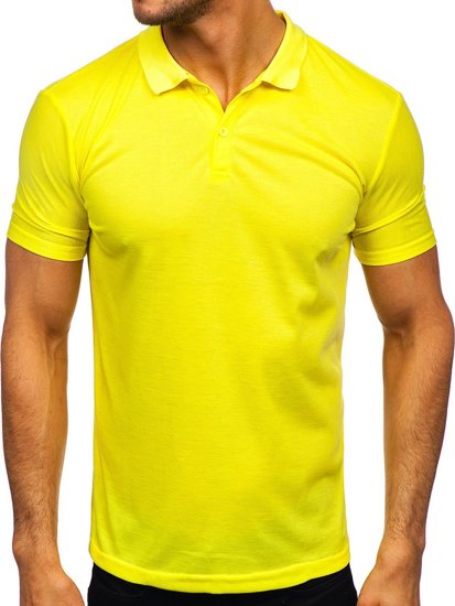 Tricou polo galben-neon Bolf GD02