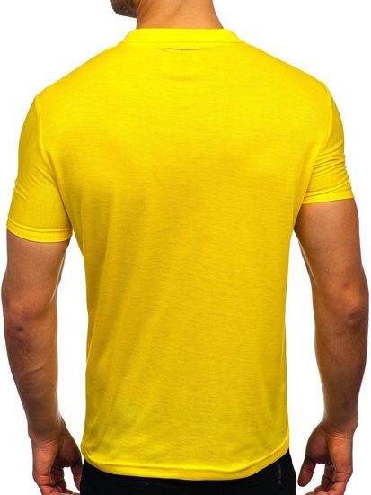 Tricou polo galben pentru bărbați Bolf GD02