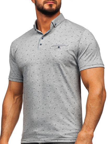 Tricou polo gri Bolf 192657