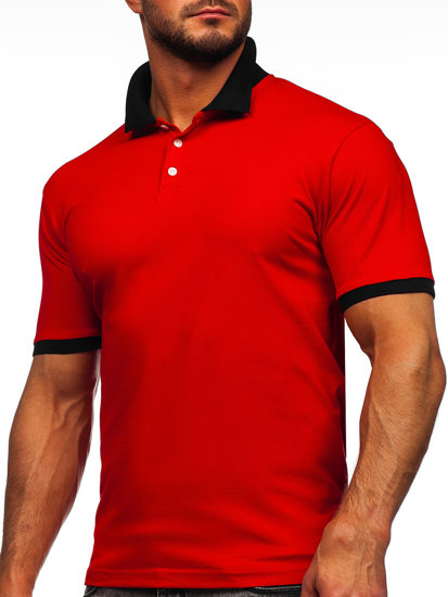 Tricou polo negru Bolf 0003