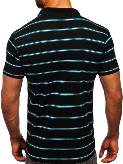 Tricou polo negru Bolf 14954