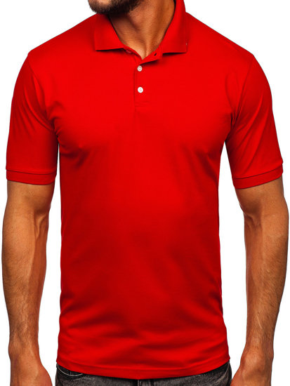 Tricou polo roșu Bolf 0002