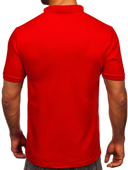 Tricou polo roșu Bolf 0002