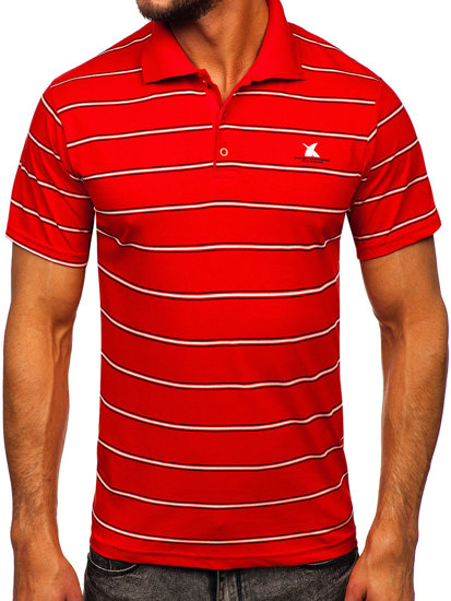 Tricou polo roșu Bolf 14954