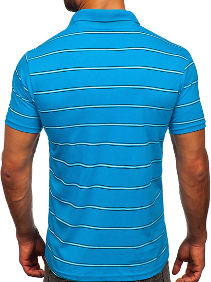 Tricou polo turcoaz Bolf 14954