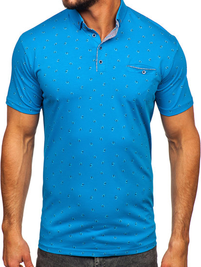 Tricou polo turcoaz Bolf 192657