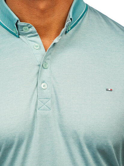 Tricou polo verde-menta Bolf 2006