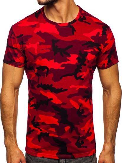 Tricou roșu army Bolf S807