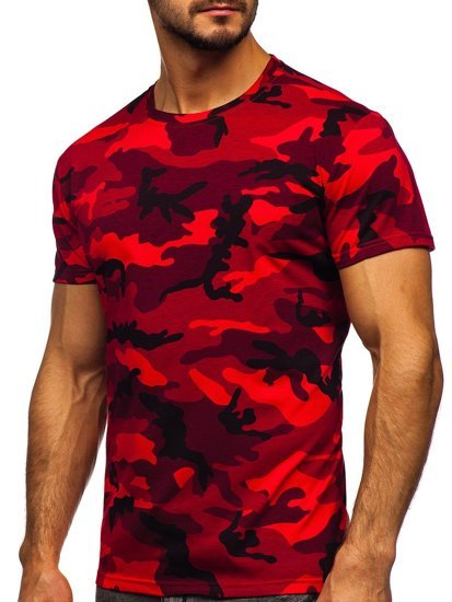 Tricou roșu army Bolf S807