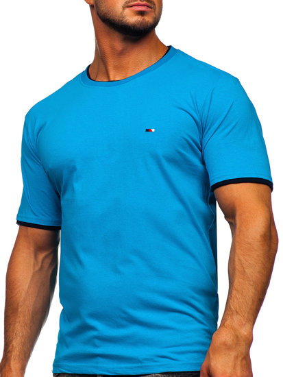 Tricou turcoaz Bolf 14316