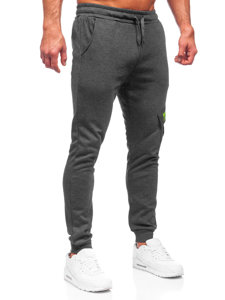  Pantaloni joggers cargo călduroși grafit Bolf HW2173