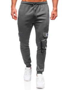  Pantaloni joggers cargo grafit Bolf HW2206