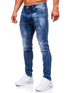 Blugi bleumarin slim fit Bolf KX718A