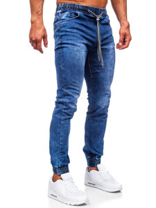 Blugi cargo joggers bleumarin Bolf TF228