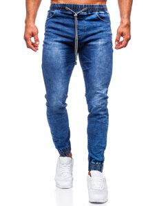 Blugi cargo joggers bleumarin Bolf TF228