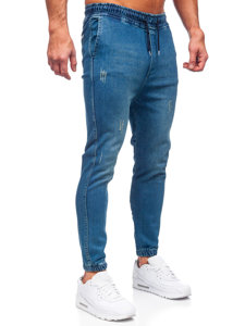 Blugi joggers bleumarin Bolf 0028