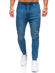 Blugi joggers bleumarin Bolf 0028