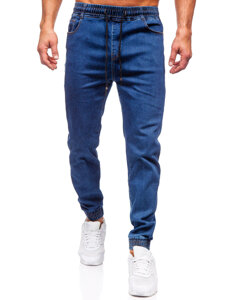 Blugi joggers bleumarin Bolf 8102