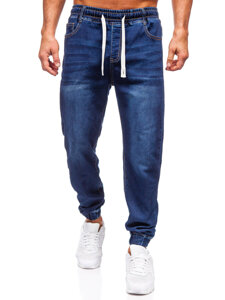 Blugi joggers bleumarin Bolf 8116