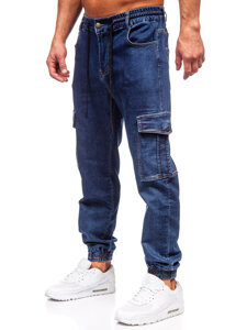 Blugi joggers bleumarin Bolf 8133