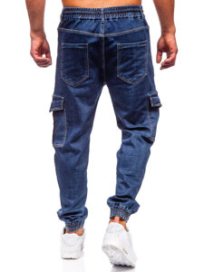 Blugi joggers bleumarin Bolf 8133