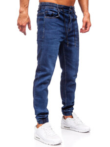 Blugi joggers bleumarin Bolf 9091