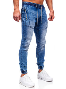 Blugi joggers bleumarin Bolf E7756