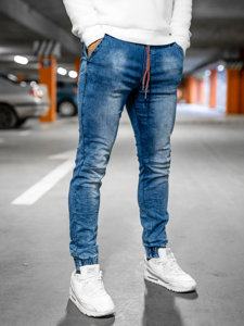 Blugi joggers bleumarin Bolf TF119