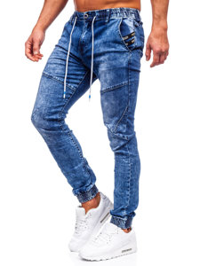 Blugi joggers bleumarin Bolf TF125