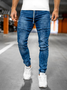 Blugi joggers bleumarin Bolf TF132