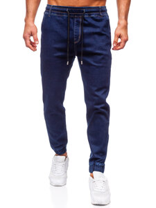 Blugi joggers cargo bleumarin Bolf 8136