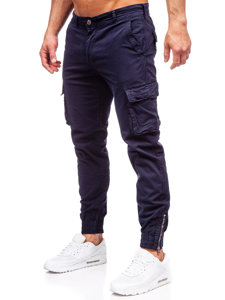 Blugi joggers cargo bleumarin army Bolf Z808