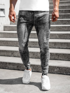 Blugi joggers grafit Bolf KA1131-6