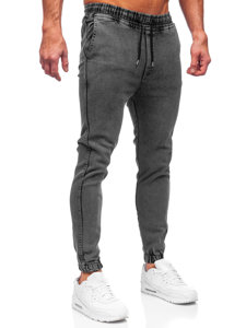 Blugi joggers negri Bolf 0026