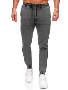 Blugi joggers negri Bolf 0026