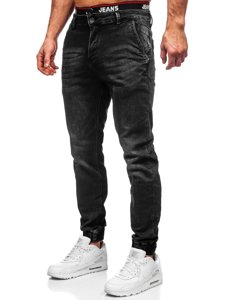 Blugi joggers negri Bolf 31002W0