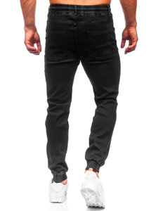 Blugi joggers negri Bolf 8112