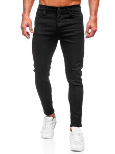 Blugi negri slim fit Bolf 6087