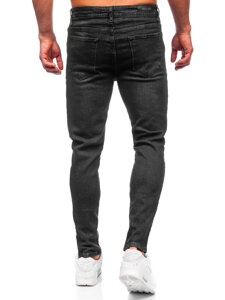 Blugi negri slim fit Bolf 6131