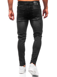 Blugi negri slim fit Bolf 6161