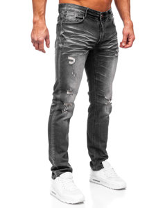 Blugi negri slim fit Bolf MP0032N