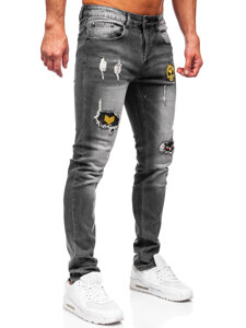 Blugi pentru bărbați, slim fit, din grafit, Bolf MP0167G