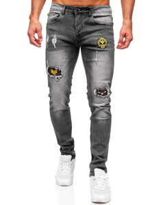 Blugi pentru bărbați, slim fit, din grafit, Bolf MP0167G