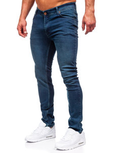 Blugi slim fit bleumarin-închis Bolf 5066-2