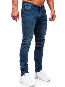 Blugi slim fit bleumarin-închis Bolf 5066-2