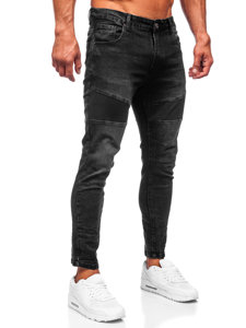 Blugi slim fit negri Bolf TF274